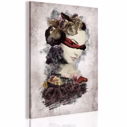 Planete Discount PD11912-40-60, Femme, Marron, Crème, Gris, Violet, Rouge, Panneaux MDF, 400 mm, 20 mm, 600 mm