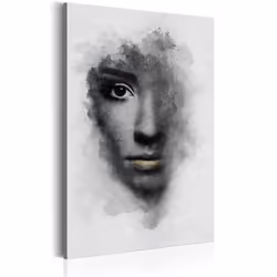 Planete Discount PD11914-80-120, Portraits, Noir, Or, Gris, Panneaux MDF, 800 mm, 20 mm, 1200 mm