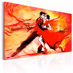 Planete Discount PD11926-60-40, Silhouettes, Noir, Rouge, Jaune, Panneaux MDF, 600 mm, 20 mm, 400 mm