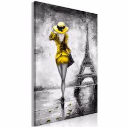 Planete Discount PD11936-80-120, Femme, Noir, Blanc, Jaune, Panneaux MDF, 800 mm, 20 mm, 1200 mm