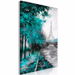 Planete Discount PD12224-80-120, Paris, Gris, Jaune, Panneaux MDF, 800 mm, 20 mm, 1200 mm