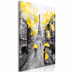 Planete Discount PD12226-80-120, Paris, Gris, Jaune, Panneaux MDF, 800 mm, 20 mm, 1200 mm