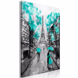 Planete Discount PD12228-80-120, Paris, Vert, Gris, Panneaux MDF, 800 mm, 20 mm, 1200 mm