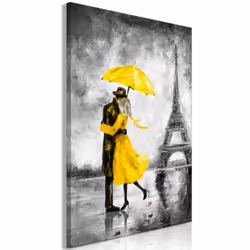 Planete Discount PD12229-80-120, Paris, Gris, Jaune, Panneaux MDF, 800 mm, 20 mm, 1200 mm