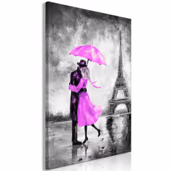 Planete Discount PD12230-80-120, Paris, Gris, Rose, Panneaux MDF, 800 mm, 20 mm, 1200 mm