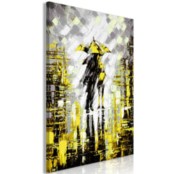 Tableau Personnages Lovers in Colour (1 Part) Vertical Yellow - PD11939-80-120