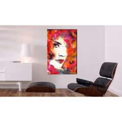 Tableau Personnages Femme dans les coquelicots - PD11950-80-120