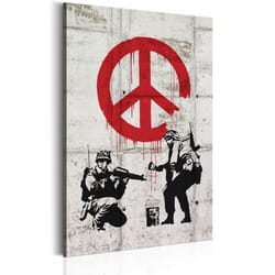 Tableau Soldiers Painting Peace by Banksy - PD8458-80-120