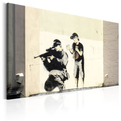 Tableau Sniper and Child by Banksy - PD8460-120-80