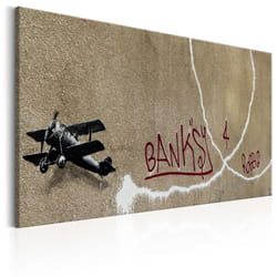 Tableau Love Plane by Banksy - PD8464-120-80