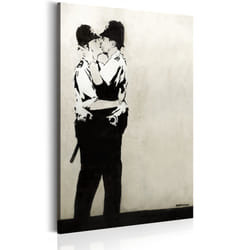 Tableau Kissing Coppers by Banksy - PD8467-80-120