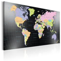 Tableau Cartes du monde Kingdom of Man - PD11772-120-80