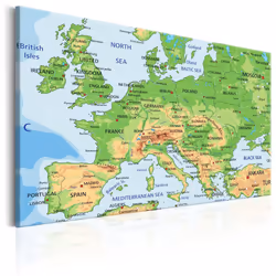 Planete Discount PD11776-60-40, Bleu, Marron, Vert, Panneaux MDF, 600 mm, 20 mm, 400 mm