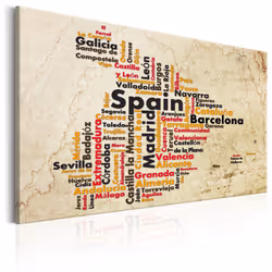 Planete Discount PD11781-60-40, Beige, Noir, Orange, Rouge, Panneaux MDF, 600 mm, 20 mm, 400 mm