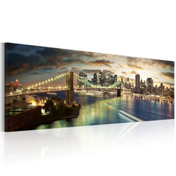 Tableau Villes The East River at night - PD12236-135-45