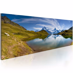Planete Discount PD10152-135-45, Montagne, Bleu, Vert, Panneaux MDF, 1350 mm, 20 mm, 450 mm