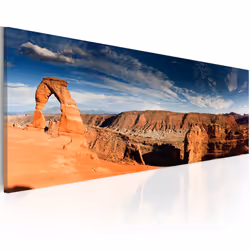 Planete Discount PD10158-120-40, Montagne, Beige, Bleu, Marron, Blanc, Panneaux MDF, 1200 mm, 20 mm, 400 mm