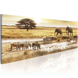 Tableau Tableau africain et ethnique Africa: at the waterhole - PD12008-135-45