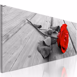 Planete Discount PD11346-135-45, Roses, Gris, Rouge, Panneaux MDF, 1350 mm, 20 mm, 450 mm