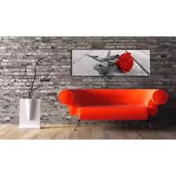 Tableau Fleurs Carmine rose - PD11346-135-45