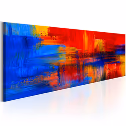 Planete Discount PD9264-135-45, Multicolores, Bleu, Rouge, Jaune, Panneaux MDF, 1350 mm, 20 mm, 450 mm
