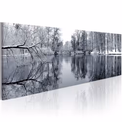 Planete Discount PD10166-150-50, Forêt, Noir, Blanc, Panneaux MDF, 1500 mm, 20 mm, 500 mm
