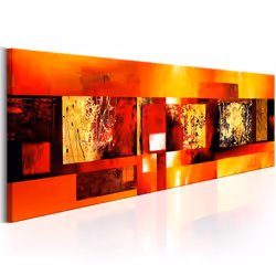 Planete Discount PD9297-150-50, Multicolores, Orange, Rouge, Jaune, Panneaux MDF, 1500 mm, 20 mm, 500 mm