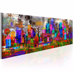 Planete Discount PD12242-135-45, Villes du monde, Multicolore, Panneaux MDF, 1350 mm, 20 mm, 450 mm