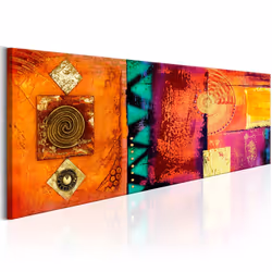Planete Discount PD9299-150-50, Multicolores, Vert, Orange, Rose, Jaune, Panneaux MDF, 1500 mm, 20 mm, 500 mm