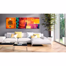 Tableau Orange Abstraction - PD9299-150-50