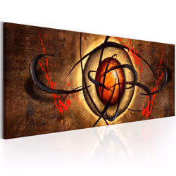 Planete Discount PD9300-150-50, Moderne, Beige, Noir, Marron, Orange, Rouge, Panneaux MDF, 1500 mm, 20 mm, 500 mm