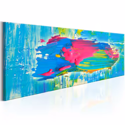 Planete Discount PD9315-150-50, Multicolores, Bleu, Vert, Rose, Jaune, Panneaux MDF, 1500 mm, 20 mm, 500 mm