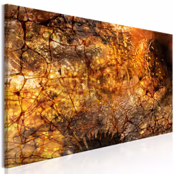 Planete Discount PD9326-150-50, Moderne, Noir, Marron, Orange, Panneaux MDF, 1500 mm, 20 mm, 500 mm