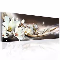 Planete Discount PD11355-150-50, Orchidées, Beige, Marron, Blanc, Panneaux MDF, 1500 mm, 20 mm, 500 mm