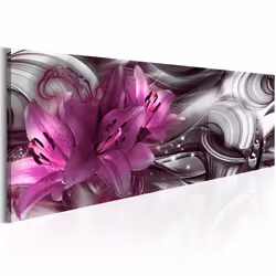 Planete Discount PD9330-150-50, Fleurs et plantes, Gris, Violet, Blanc, Panneaux MDF, 1500 mm, 20 mm, 500 mm