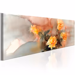 Planete Discount PD11362-150-50, Roses, Gris, Orange, Jaune, Panneaux MDF, 1500 mm, 20 mm, 500 mm