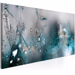 Planete Discount PD11368-150-50, Fleurs variées, Bleu, Gris, Blanc, Panneaux MDF, 1500 mm, 20 mm, 500 mm