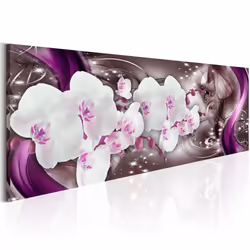Planete Discount PD9333-150-50, Fleurs et plantes, Marron, Rose, Violet, Blanc, Panneaux MDF, 1500 mm, 20 mm, 500 mm