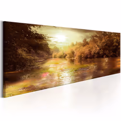 Planete Discount PD10174-120-40, Forêt, Marron, Vert, Jaune, Panneaux MDF, 1200 mm, 20 mm, 400 mm