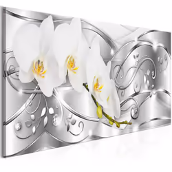 Planete Discount PD9336-150-50, Fleurs et plantes, Vert, Argent, Blanc, Jaune, Panneaux MDF, 1500 mm, 20 mm, 500 mm