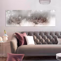 Tableau Fleurs Drops of Dew (1 Part) Pink Narrow - PD11377-150-50
