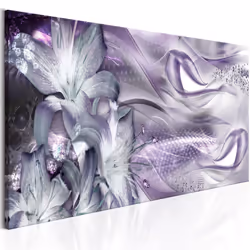 Planete Discount PD9339-150-50, Fleurs et plantes, Gris, Violet, Panneaux MDF, 1500 mm, 20 mm, 500 mm