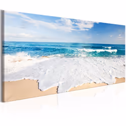 Planete Discount PD10177-150-50, Paysage marin, Beige, Bleu, Blanc, Panneaux MDF, 1500 mm, 20 mm, 500 mm