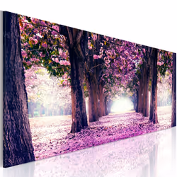 Planete Discount PD10180-150-50, Arbres, Marron, Violet, Blanc, Panneaux MDF, 1500 mm, 20 mm, 500 mm