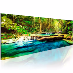 Planete Discount PD10186-150-50, Forêt, Bleu, Marron, Vert, Panneaux MDF, 1500 mm, 20 mm, 500 mm
