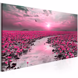 Planete Discount PD10195-150-50, Levers et couchers de soleil, Gris, Rose, Panneaux MDF, 1500 mm, 20 mm, 500 mm
