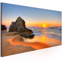 Planete Discount PD10197-150-50, Paysage marin, Beige, Bleu, Marron, Orange, Panneaux MDF, 1500 mm, 20 mm, 500 mm