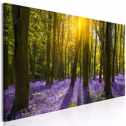 Planete Discount PD10199-150-50, Forêt, Marron, Vert, Violet, Panneaux MDF, 1500 mm, 20 mm, 500 mm