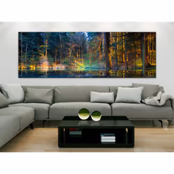 Tableau Pond in the Forest (1 Part) Narrow - PD10201-150-50