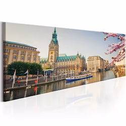Planete Discount PD12254-150-50, Hambourg, Beige, Bleu, Rose, Blanc, Jaune, Panneaux MDF, 1500 mm, 20 mm, 500 mm
